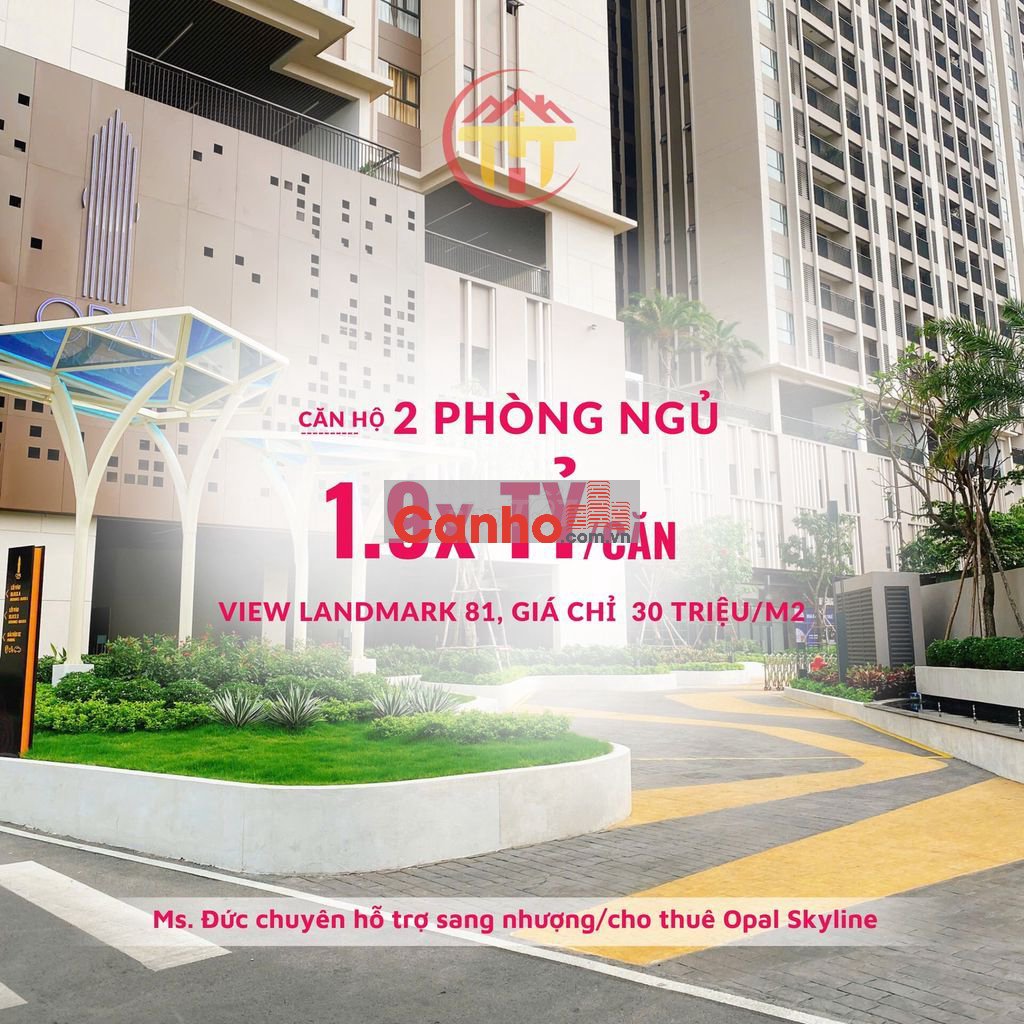 OPAL SKYLINE 2PN VIEW LANDMARK GIÁ CHỈ 30 TRIỆU/M2 HỖ TRỢ VAY LS 5.5%