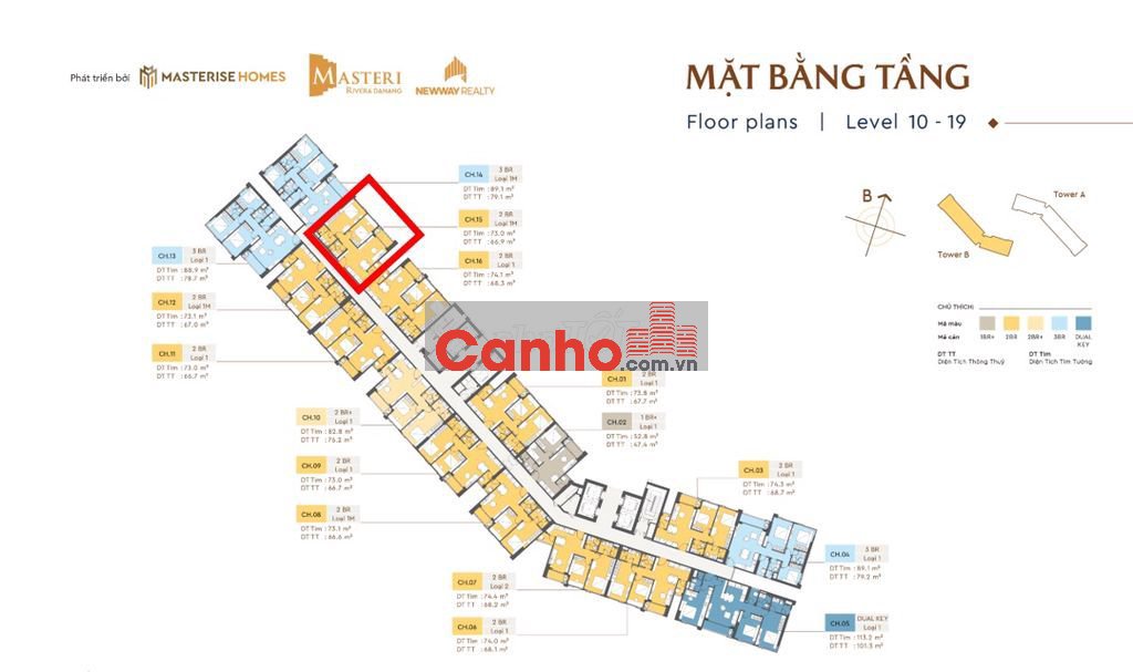 Bán nhanh căn 2PN view pháo hoa tại Masteri Rivera Đà Nẵng. GIÂ TỐT