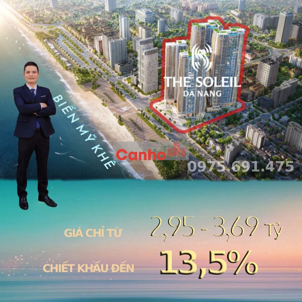 Bán 2 căn Stu SOLEIL Đà Nẵng, view trực diên biển Mỹ Khê,full nội thất