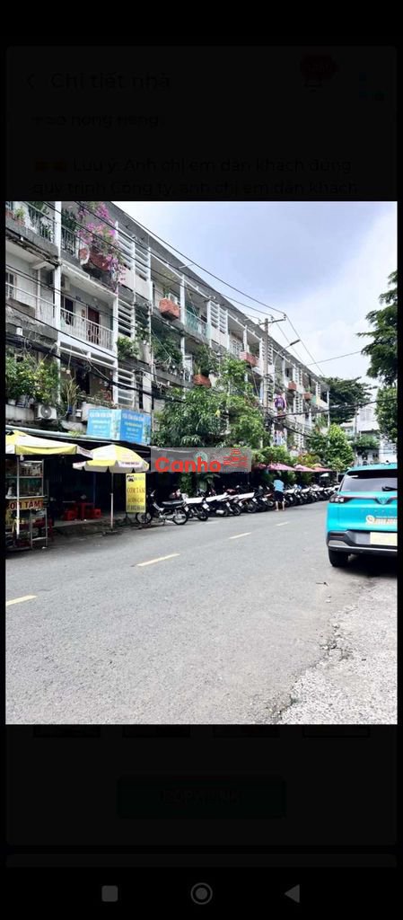 Bán nhà Chung Cư lô K Cư Xá Bình Thới,P.8,Q.11,dt: 4 x 13 - 1 tỷ 990.