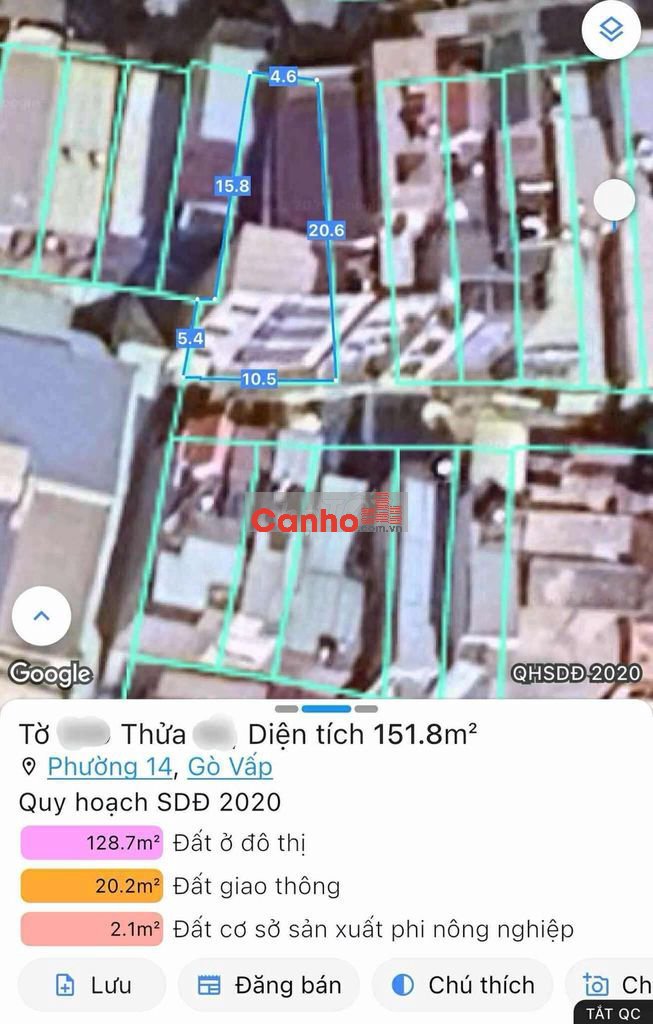 🏬🏬 CHDV 2 MẶT TIỀN – EMART 2 – PHAN HUY ÍCH – 17 PHÒNG CHỈ 16 .5 T