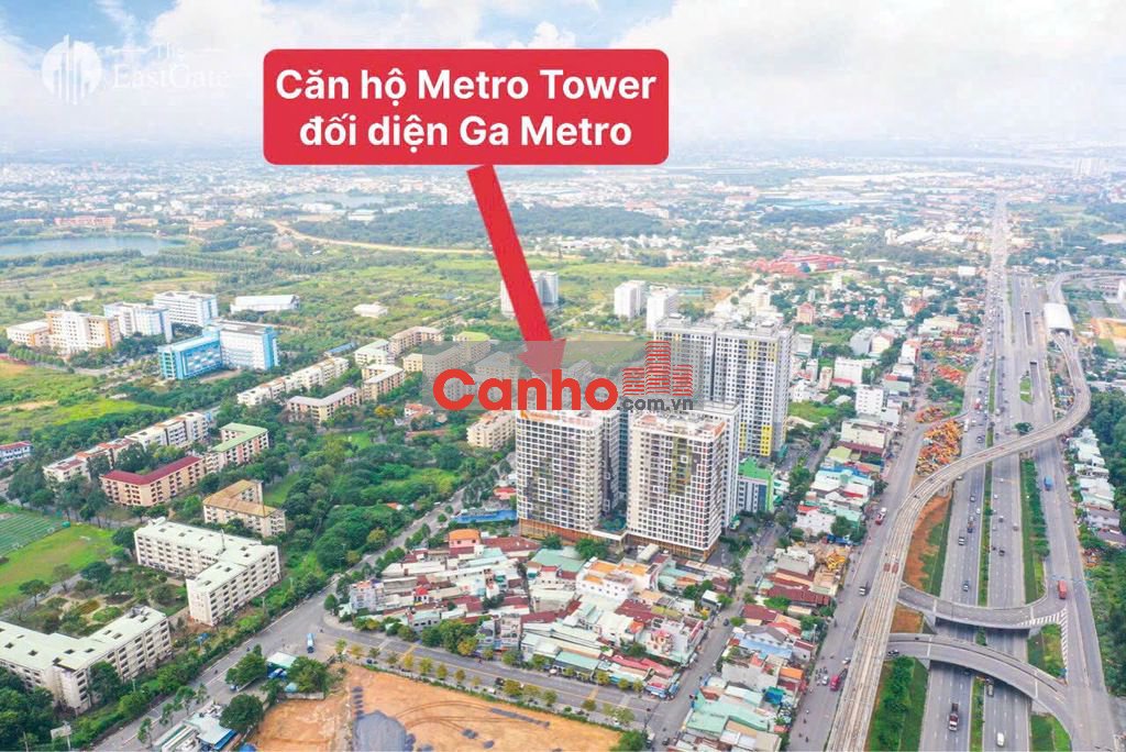 The East Gate - căn góc 2PN - 2WC, 71M2 giá 2ty8, làng đại học TĐ