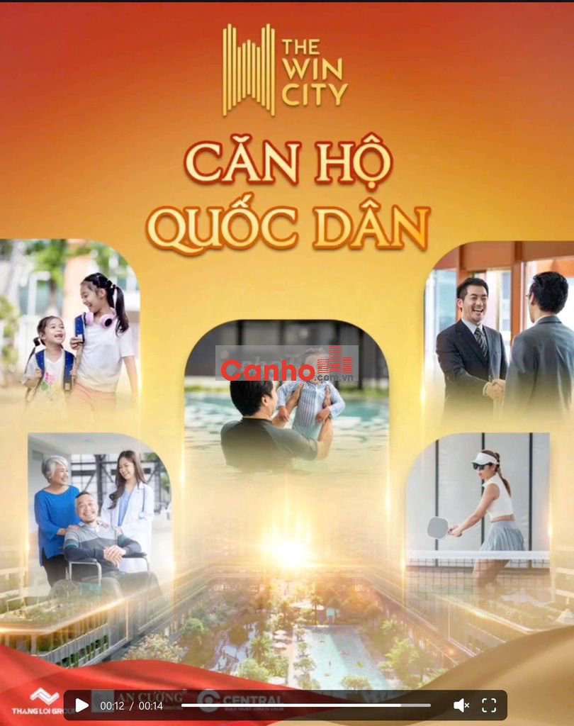 THE WIN CITY – BOOKING HOÀN LẠI CHO CĂN 1.2 TỶ, GIỮ NGAY CĂN HỘ ĐẸP