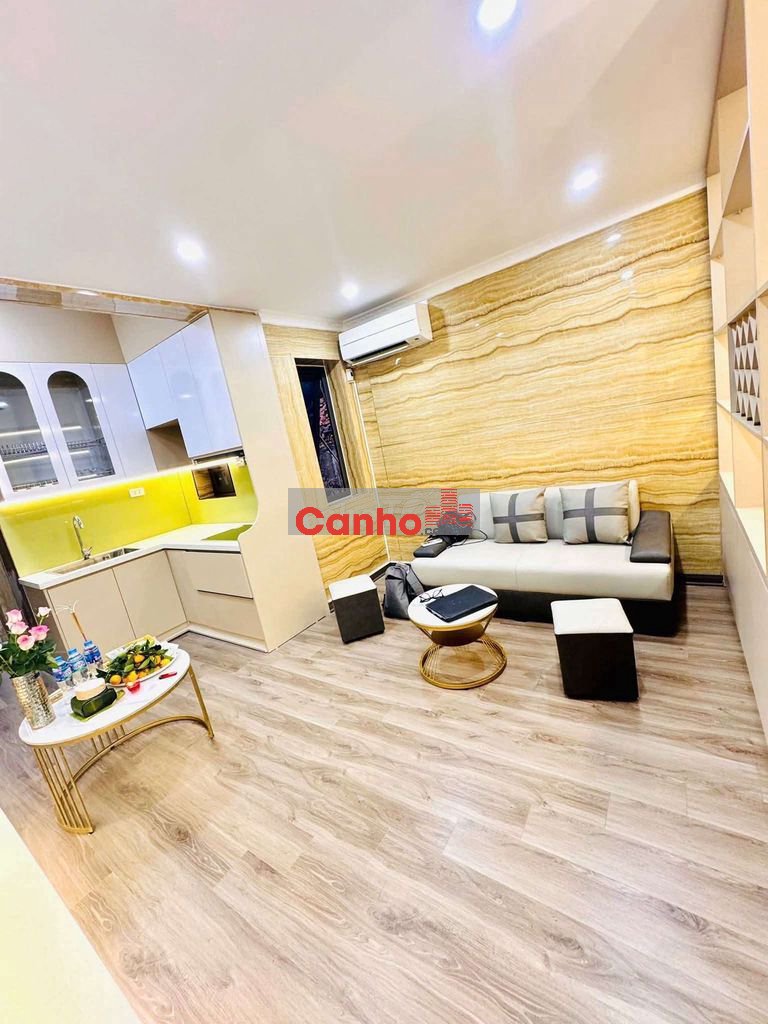 3 tỷ tập thể Tân Mai, 55m 2 ngủ, lô góc 2 thoáng tầng 3, full nội thất