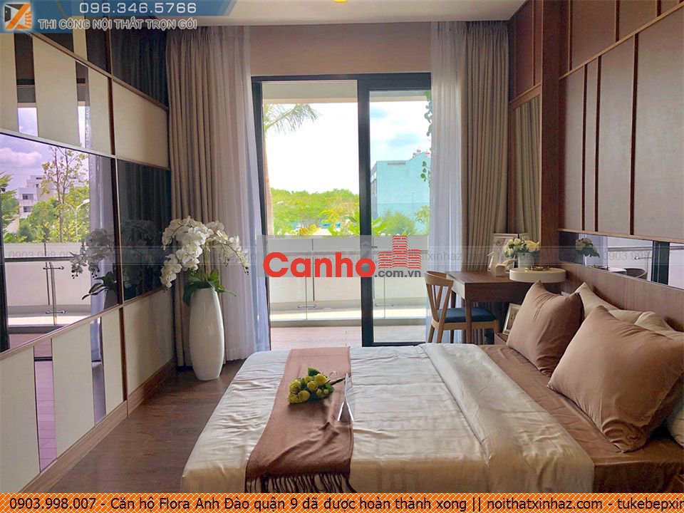 Bán căn hộ 2pn cc Flora Anh Đào có ban công