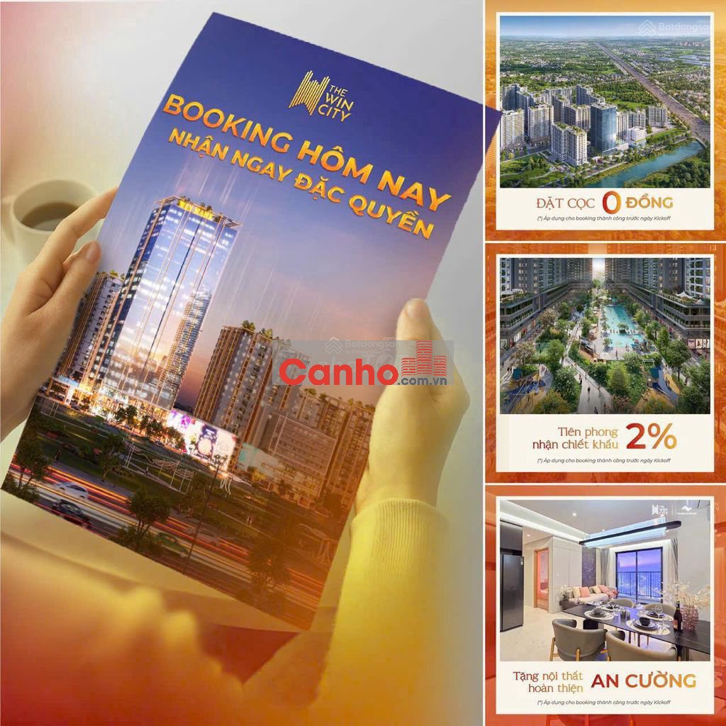 Cập nhật chính sách booking & mở bán mới nhất The Win City