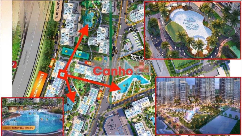 Căn hộ cao cấp 69 m2, 2 PN+, Glory Heights - Vinhomes Grand Park