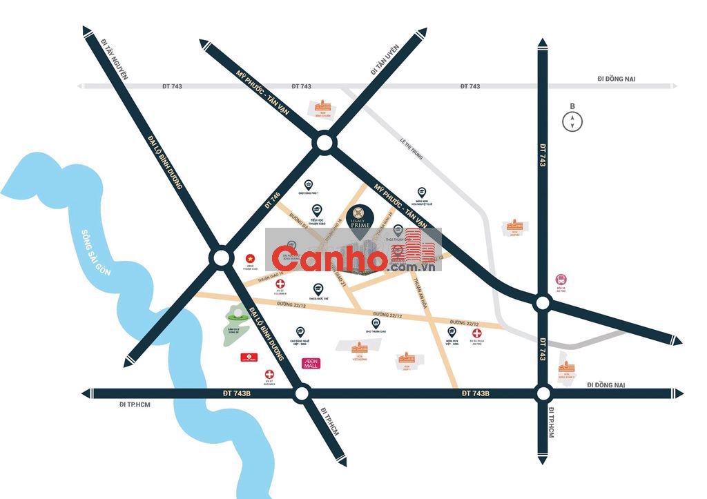 Căn Studio Legacy tại Thuận Giao Bình Dương T.toán 350tr bàn giao nhà