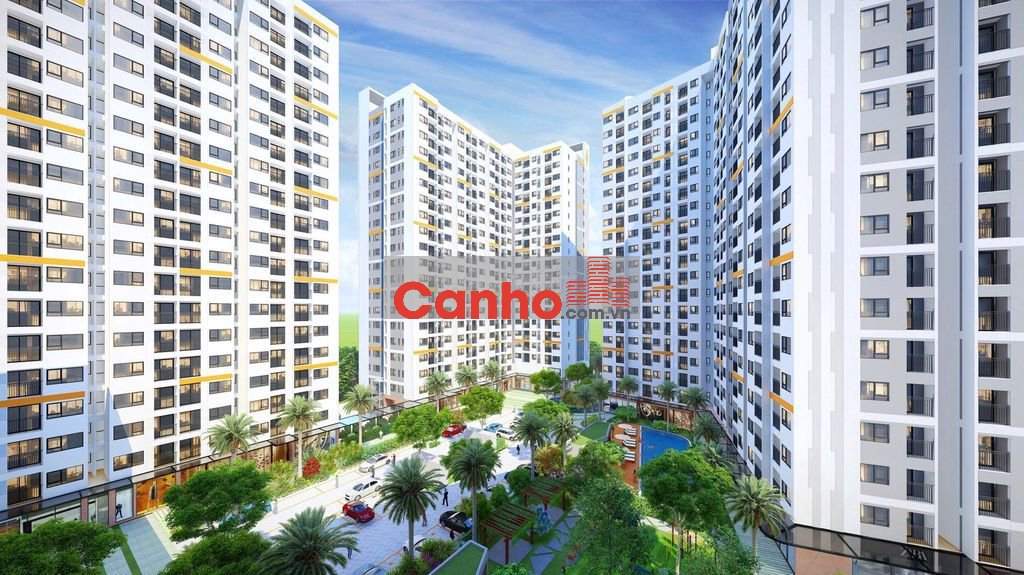 Căn hộ Destino 56m2 (2PN 2WC). Giá 1,42 tỷ/SHR ngay chợ Bình Chánh.