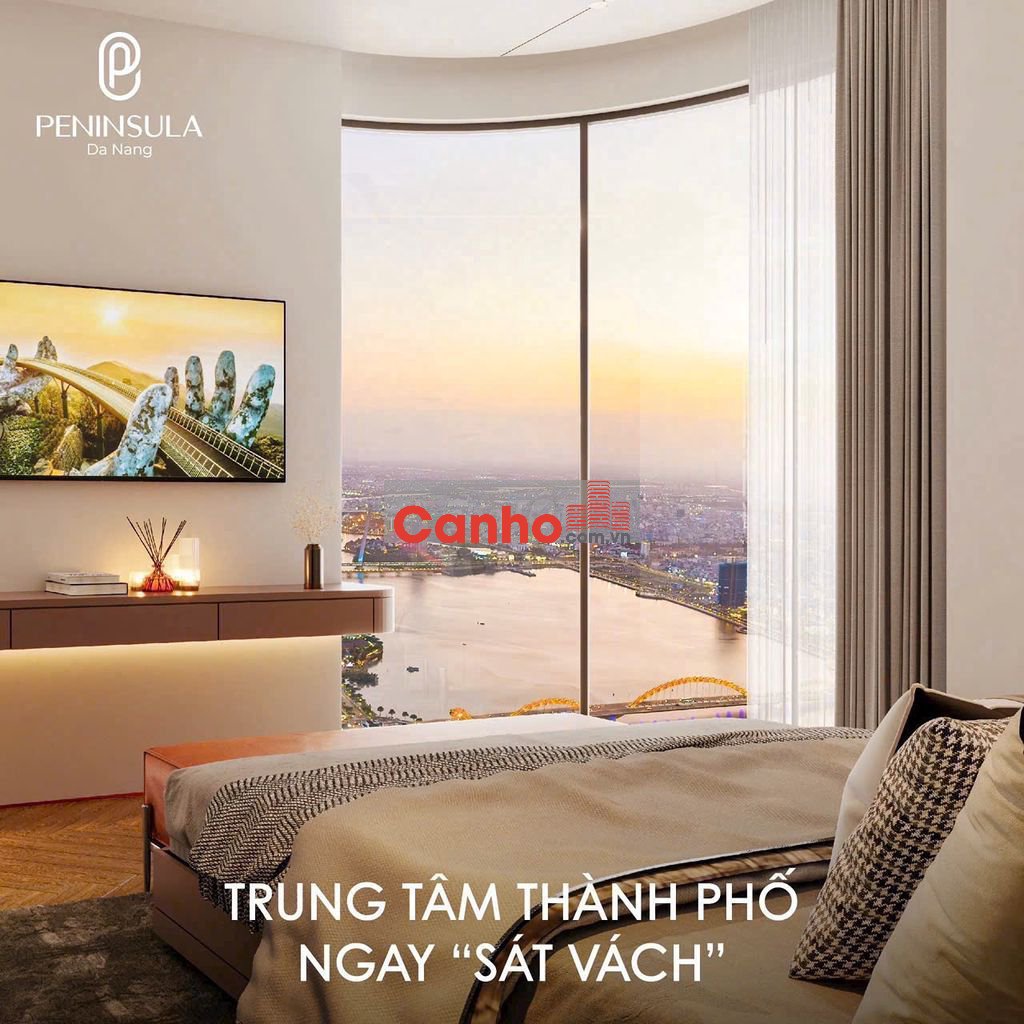 Căn hộ 2PN view sông P2.16-12 dự á Peninsula Đà Nẵng