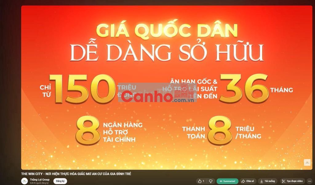 150tr nhận nhà, tặng nội thất An Cường,ân hạn gốc lãi 36 tháng,CK13,5%