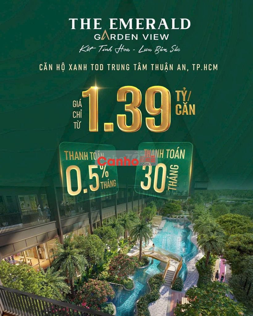 📌 Giá chỉ từ 1.39 tỷ/căn – Thanh toán nhẹ chỉ 0.5%/tháng