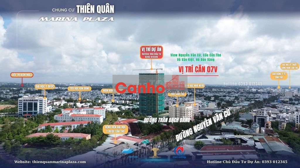 Marina Plaza – đối diện ĐH Y Dược, 2PN, giá ưu đãi từ 1,7 tỷ