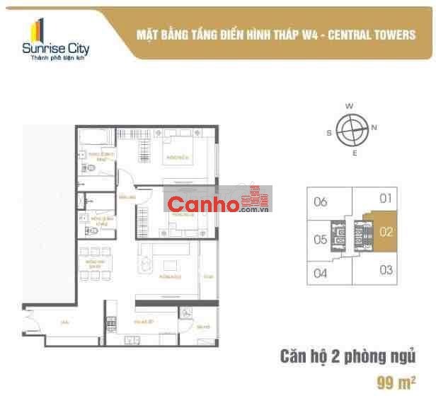 *** 1 CĂN 99M2 SUNRISE CITY CENTRAL GIÁ SẬP HẦM 7,990 TỶ CÓ HĐT.