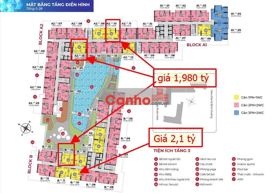 Chuyển nhượng hàng ngộp lỗ sâu, chỉ 2tỷ180 căn 1PN sổ sẵn The Rivana