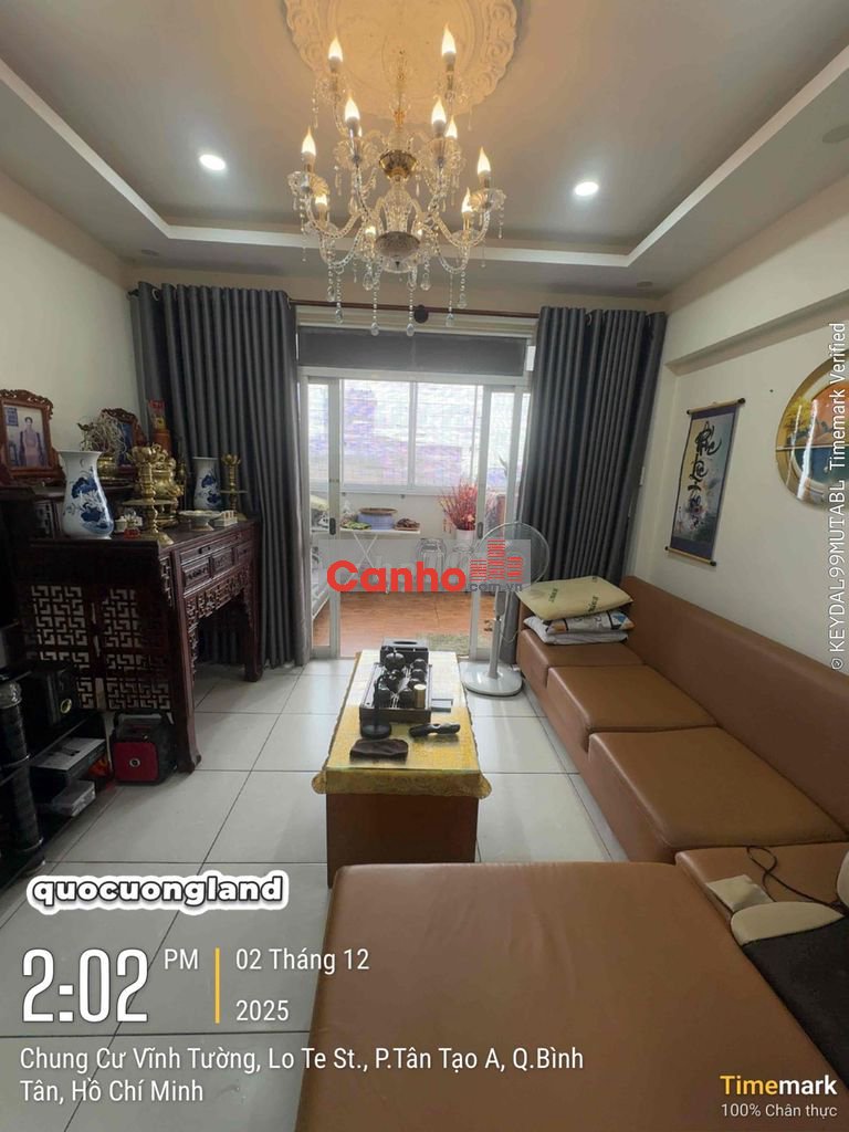 Bán Chung cư Vĩnh Tường 95m2. 2pn 2wc. bancon lớn Ngay chợ bà hom.SHR