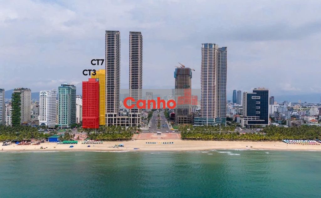 Căn góc 2 PN-Sổ hồng sở hữu lâu dài-view trọn vẹn biển Mỹ Khê, Đà Nẵng