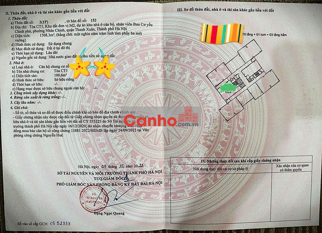 Chính Chủ cần bán 100,6m2 Full nội thất- Chung cư ban cơ yếu chính phủ