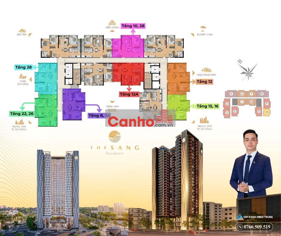 CÓ SẴN GIỎ CĂN ĐẸP THE SANG RESIDENCE – BIỂN MỸ KHÊ (HÀNG CHỌN LỌC)