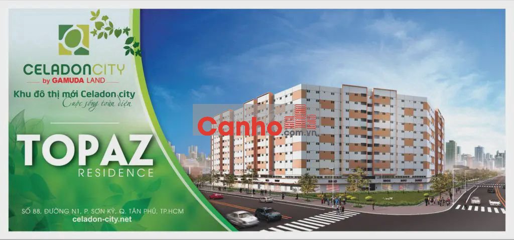 Bán căn hộ 2pn 1wc DT 55m2 Celadon city