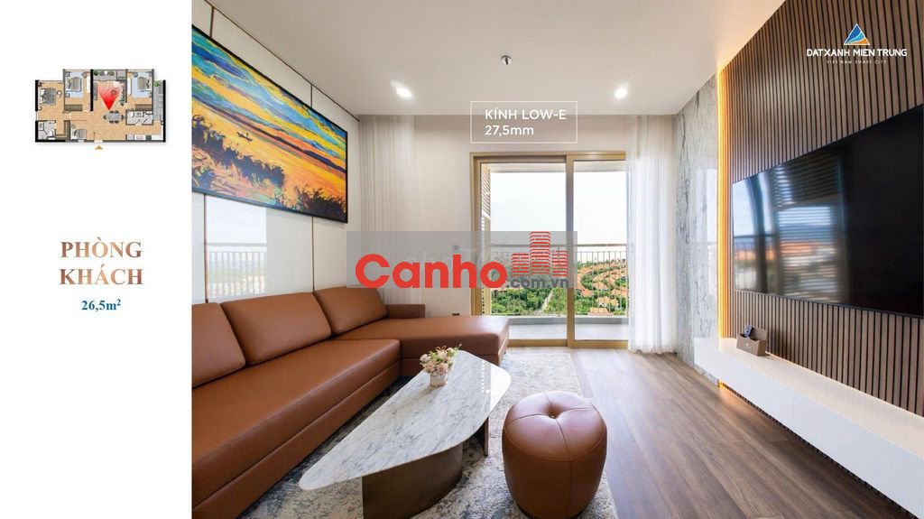 Chính chủ bán căn 2PN 82.5m² tầng cao - View biển Mỹ Khê trực diện