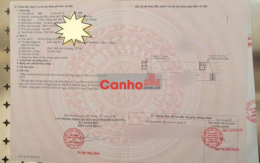 Chung cư xã hội Việt sing, lầu 1 sổ hồng 650 triệu. SG mua được