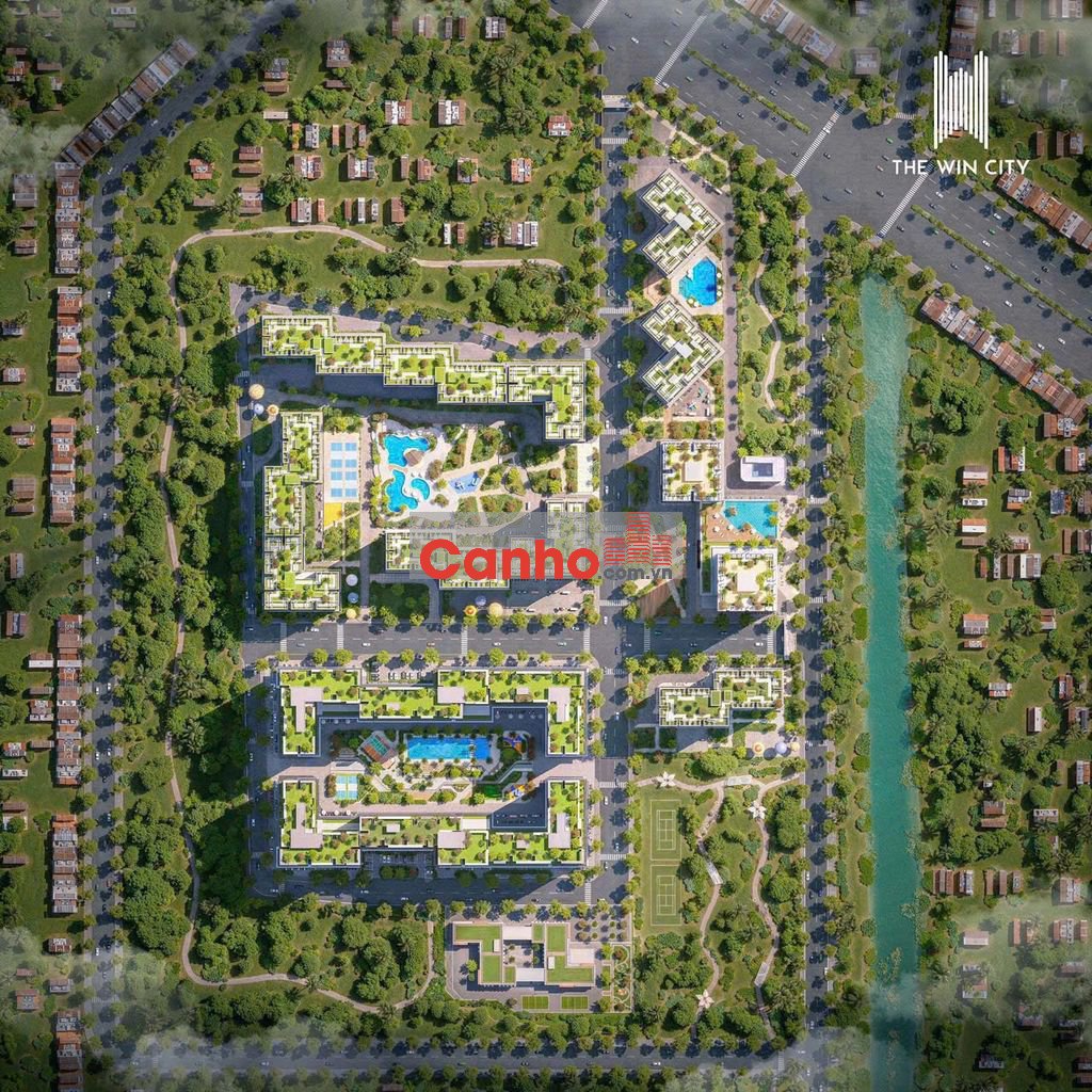 Căn hộ The Win City 2PN1WC thanh toán 15% ký HĐMB, tiện ích đẳng cấp.