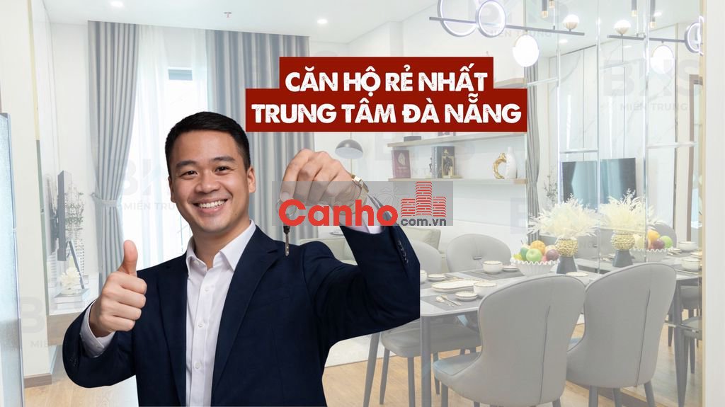 Căn hộ 2PN - 71m2 giá rẻ nhất trung tâm Đà Nẵng, 2,78 tỷ