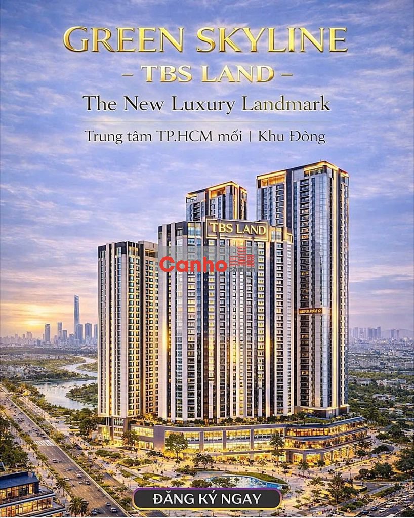 XÂY XONG RỒI MỚI BÁN, GREEN SKYLINE NHẬN BOOKING ĐỢT 1 1-2-3PN