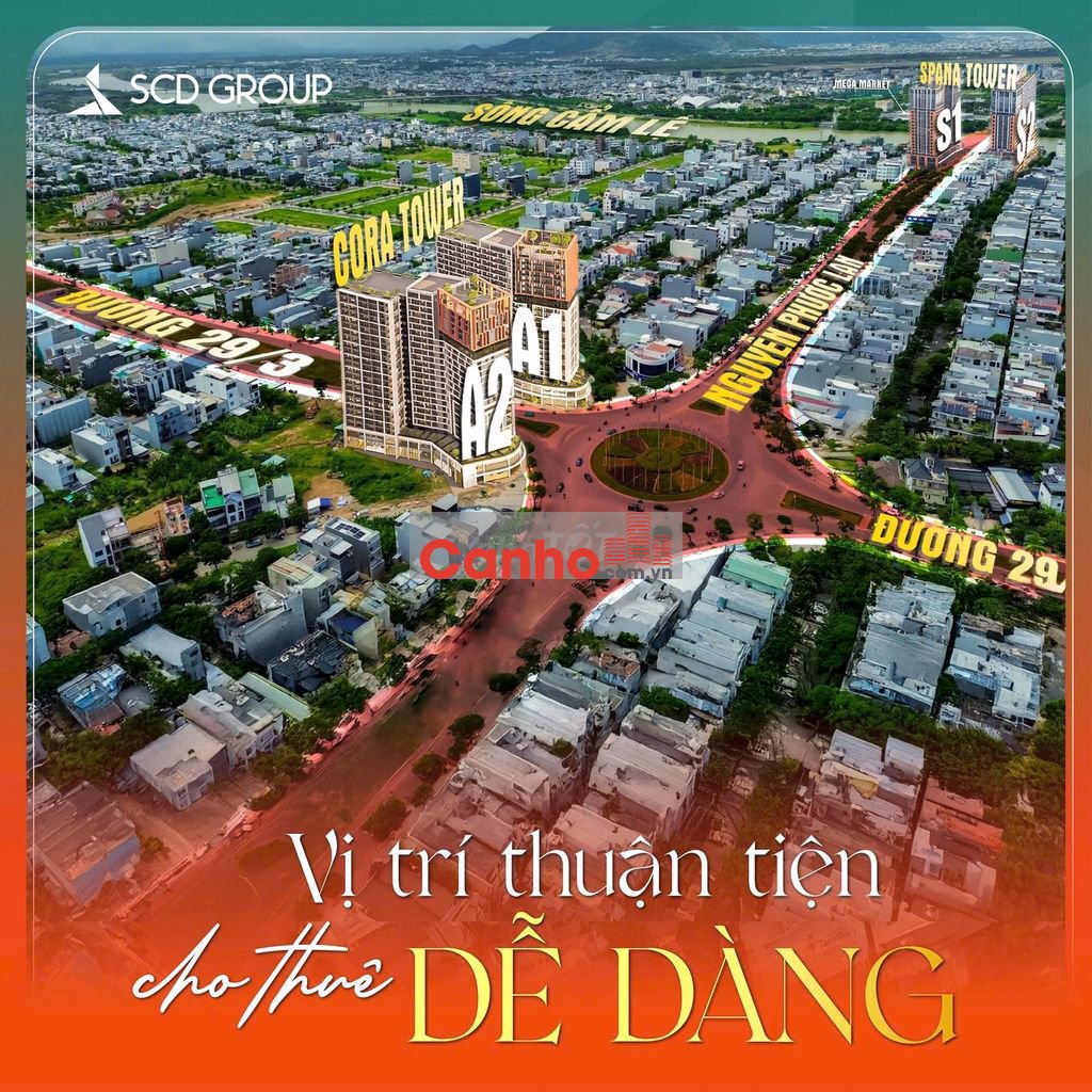 Cần bán nhanh căn Studio Cora Tower A2 View Đường 29/3 - Giá Gốc CĐT