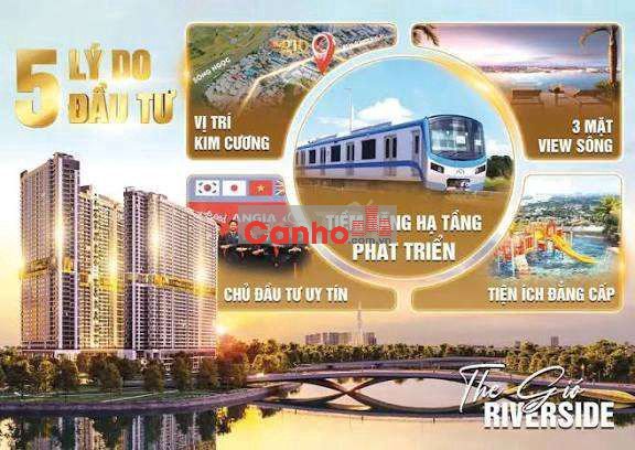 SANG LỖ 200TR CĂN HỘ THE GIÓ RIVERSIDE 2PN 2WC 65M2 VIEW ĐẸP