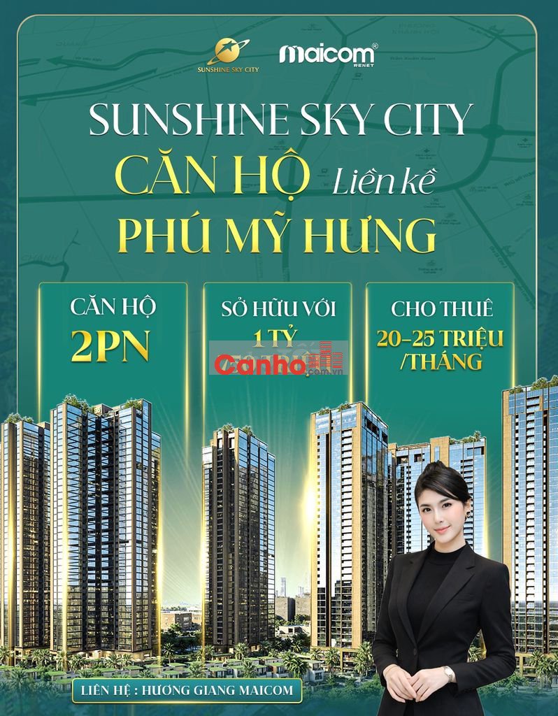 🌟 SUNSHINE SKY CITY – CĂN HỘ 2PN CAO CẤP LIỀN KỀ PHÚ MỸ HƯNG