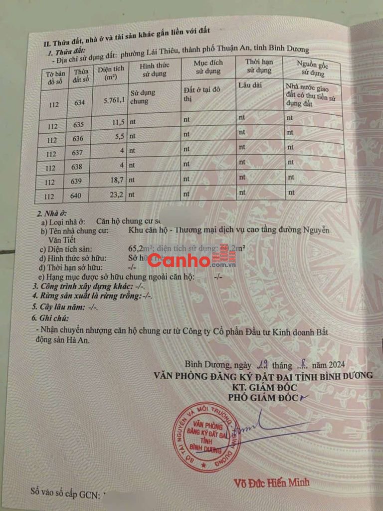 (8370) opal skyline, lái Thiêu, TP HCM, 65,2 m² sổ hồng 2,3 tỷ