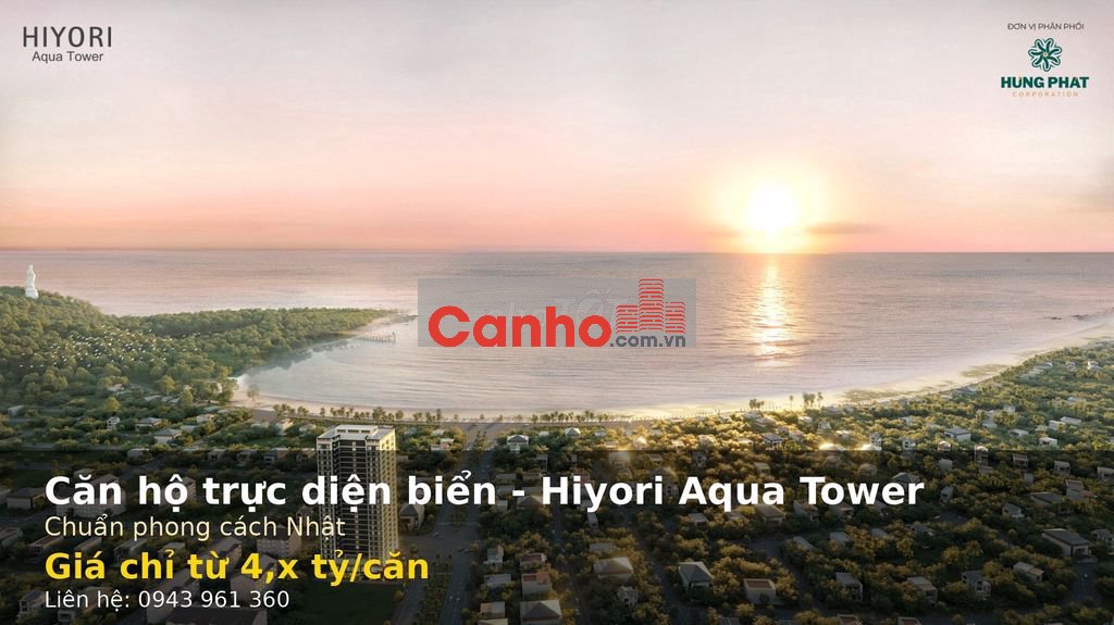 MỞ BÁN CĂN HỘ TRỰC DIỆN BIỂN - HIYORI AQUA TOWER-CHỈ TỪ 4.X TỶ/CĂN 2PN