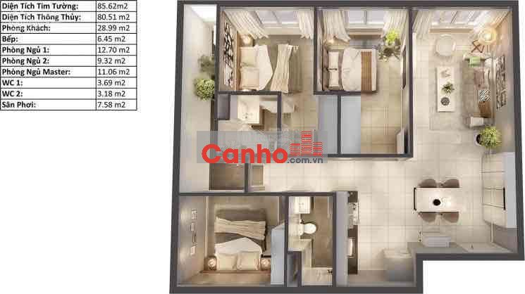 Chính chủ bán Topaz Elite Dragon 1A 3PN 85m2