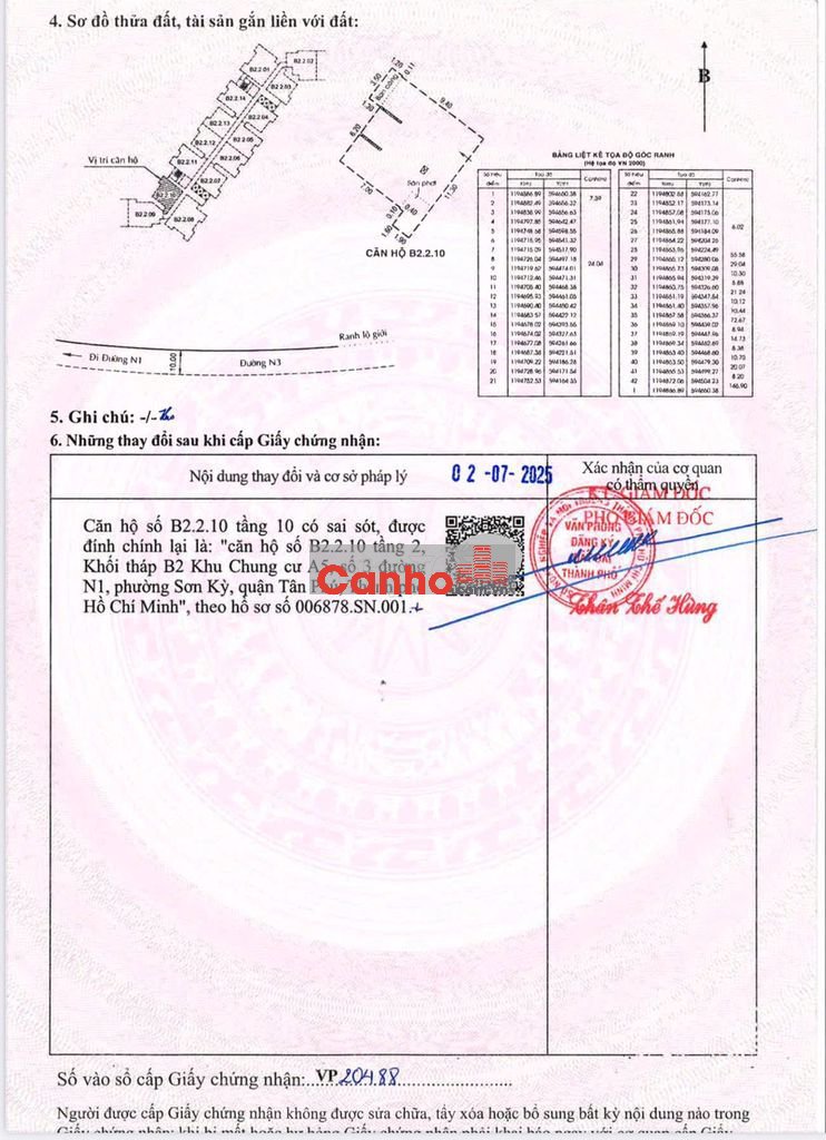 Căn hộ Celadon City, Khu cao cấp, 2pn 2wc, 96m2, Có sổ hồng