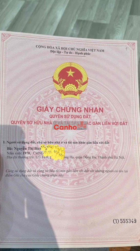 bán CCMN Giáp Nhất, Cây Xăng Láng, Sổ Từng Căn, Ô Tô đỗ
