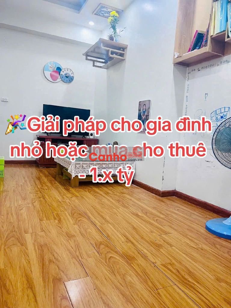 Gia đình nhỏ chỉ cần 1.x tỷ mua căn 39m2, 1Pn, 1Wc CT10 KĐT Đại Thanh