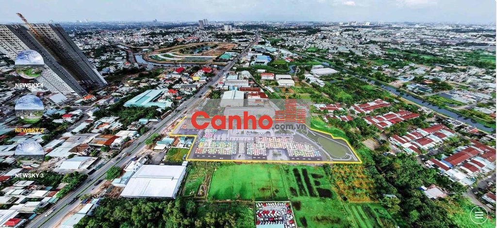 E bán căn hộ chung cư diện tích từ 55m2-99m2 mặt tiền Quốc lộ 13 ạ