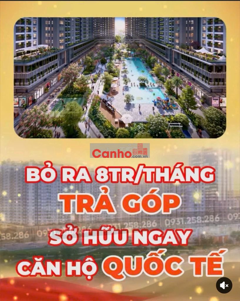 CĂN HỘ WIN CITY ĐỨC HÒA - LIỀN KỀ AEON MALL TPHCM CHỈ 15P - 1,7TỶ/CĂN