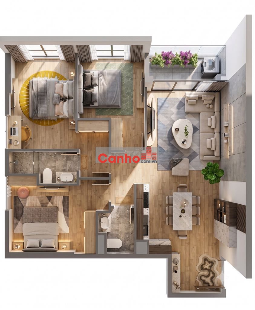 CĂN GÓC S10601 3 PN ,93M2, SPANA TOWER , VIEW SÔNG, GIÁ TTS 5.23 Đồng
