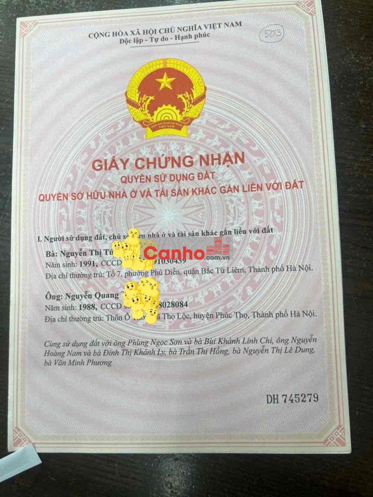 Bán CC Mini Hồ Tùng Mậu Cầu Giấy, Giá Rẻ 1,8x tỷ. Sổ Hồng vào Tên đươc