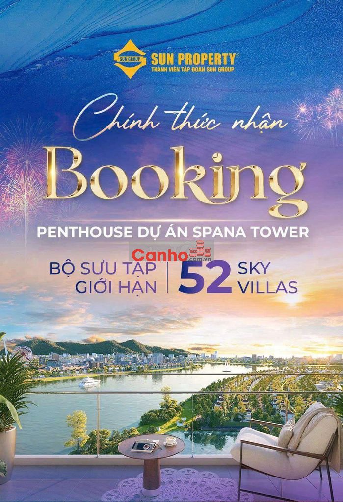 52 SKY VILLAS GIỚI HẠN – SPANA TOWER CHÍNH THỨC NHẬN BOOKING