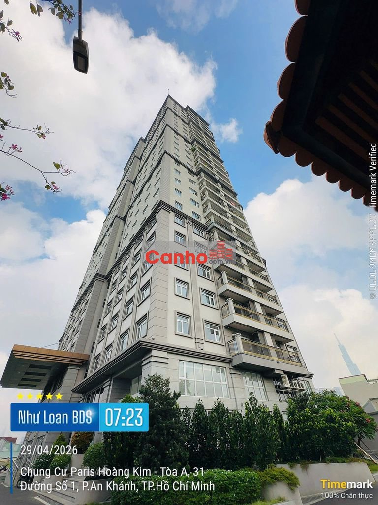 Suất CĐT PARIS HOANG KIM LK THỦ THIÊM- 100m2 CĂN HỘ MỚI 3PN 2WC 11 tỷ