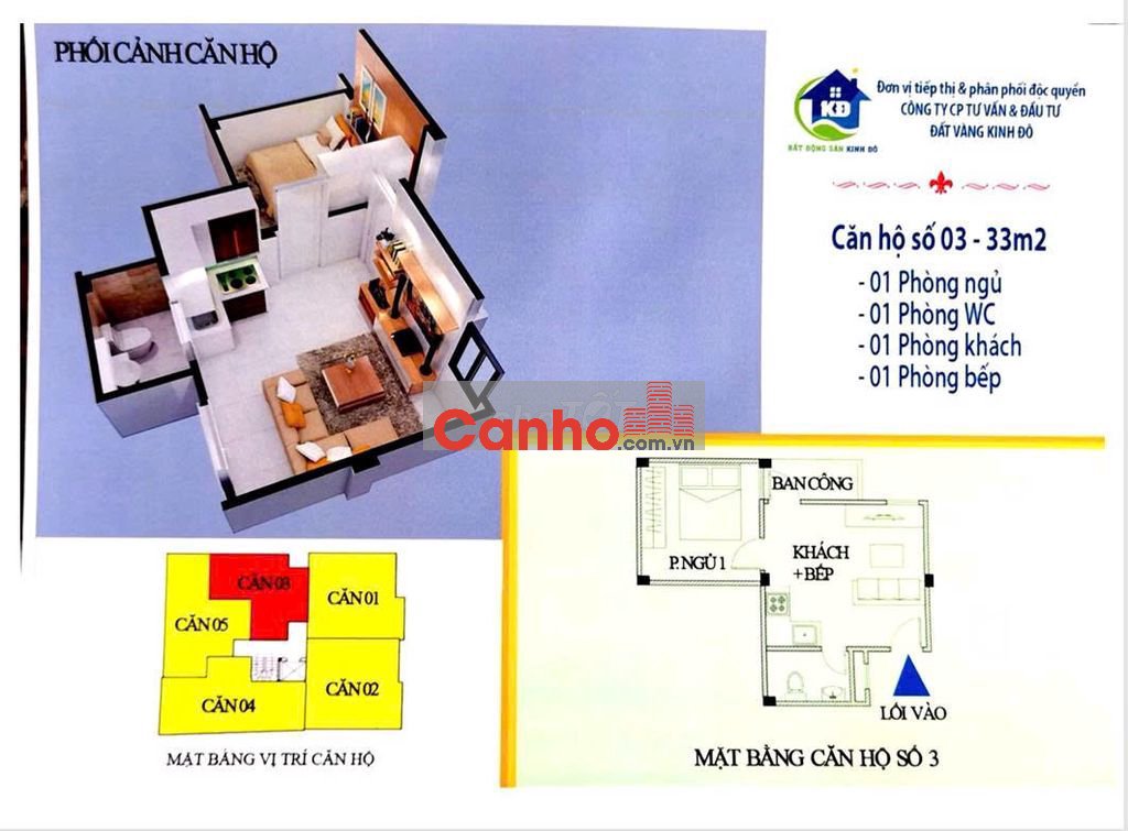 Bán CH mini 1PN 1VS Doãn Kế Thiện, Cầu Giấy – vị trí đẹp, ở ngay