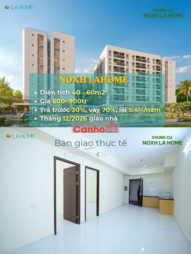 NOXH LONG AN - 600TR/CĂN - T12/2026 GIAO NHÀ
