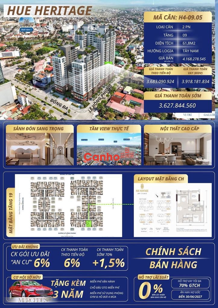 Siêu Phẩm Căn 2PN Trực Diện Lê Hồng Phong Ngay Lõi Trung Tâm Phố Huế