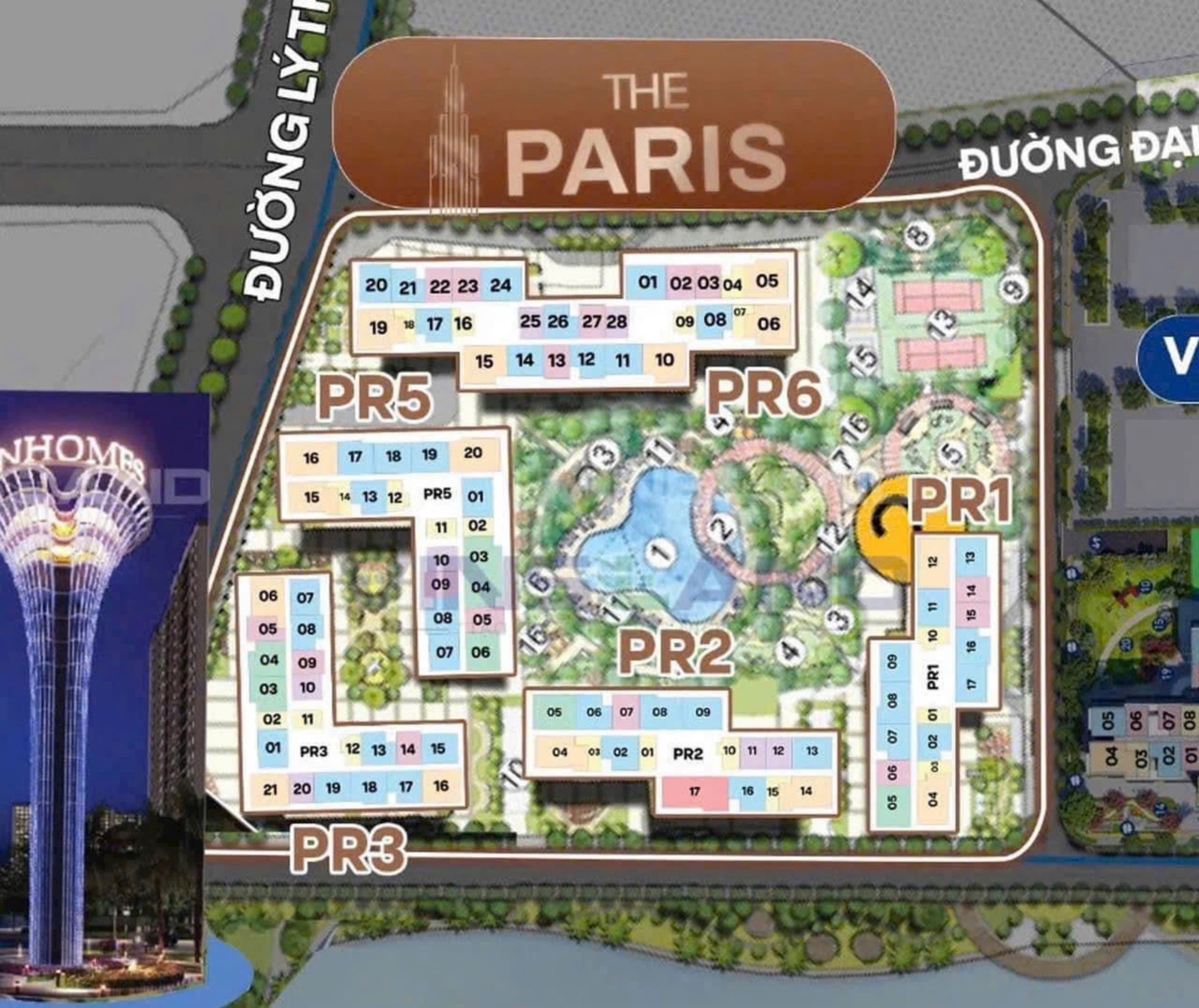 Độc quyền quỹ căn ngoại giao 1PN The Paris Vinhomes Ocean Park. Lưu ý: chỉ có 3 suất.