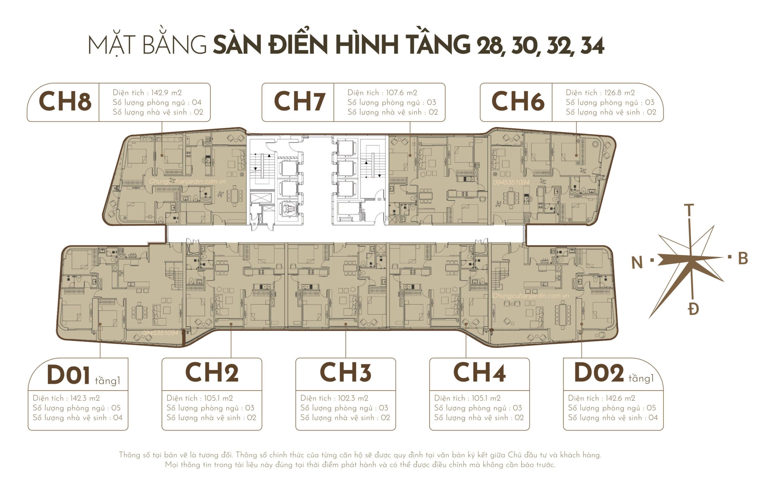 Bán Căn 4pn - 143m2 Tại Tòa Han Jardin Ngoại Giao đoàn - Nhu Cầu Thuê Cao - Tỉ Lệ Tăng Giá Tốt