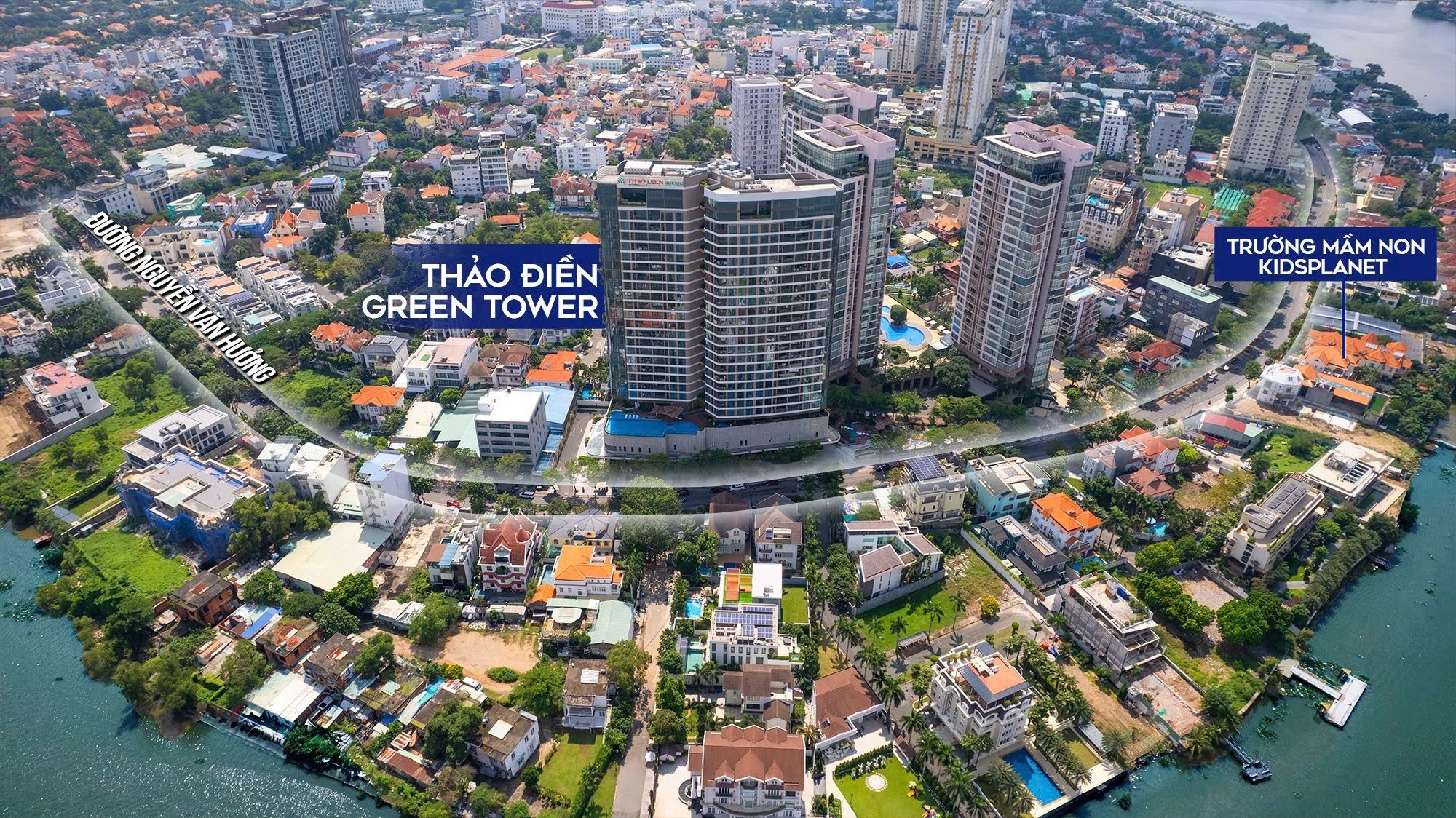 Bán căn hộ 3PN góc 132m² rộng nhất dự án Thảo Điền Green – View sông Sài Gòn, giá chỉ 28 tỷ
